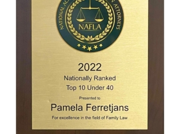 NAFLA “2022 Nationally Ranked Top 10 Family Lawyer Under 40